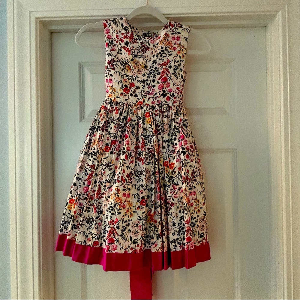 Oscar De La Renta | Floral Pink Kids Dress, Size 8Y, worn once